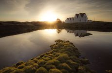 Das Haus Straumur auf Island zwischen Keflavik und Reykjavik